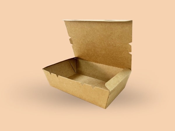 hộp giấy kraft 1600ml đựng thức ăn