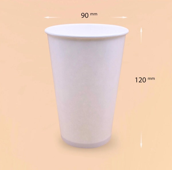 kích thước ly giấy 16oz